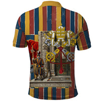 Vatican City Swiss Guard Protectors Of The Holy See Polo Shirt Renaissance Uniform Stripes Catholic Military History