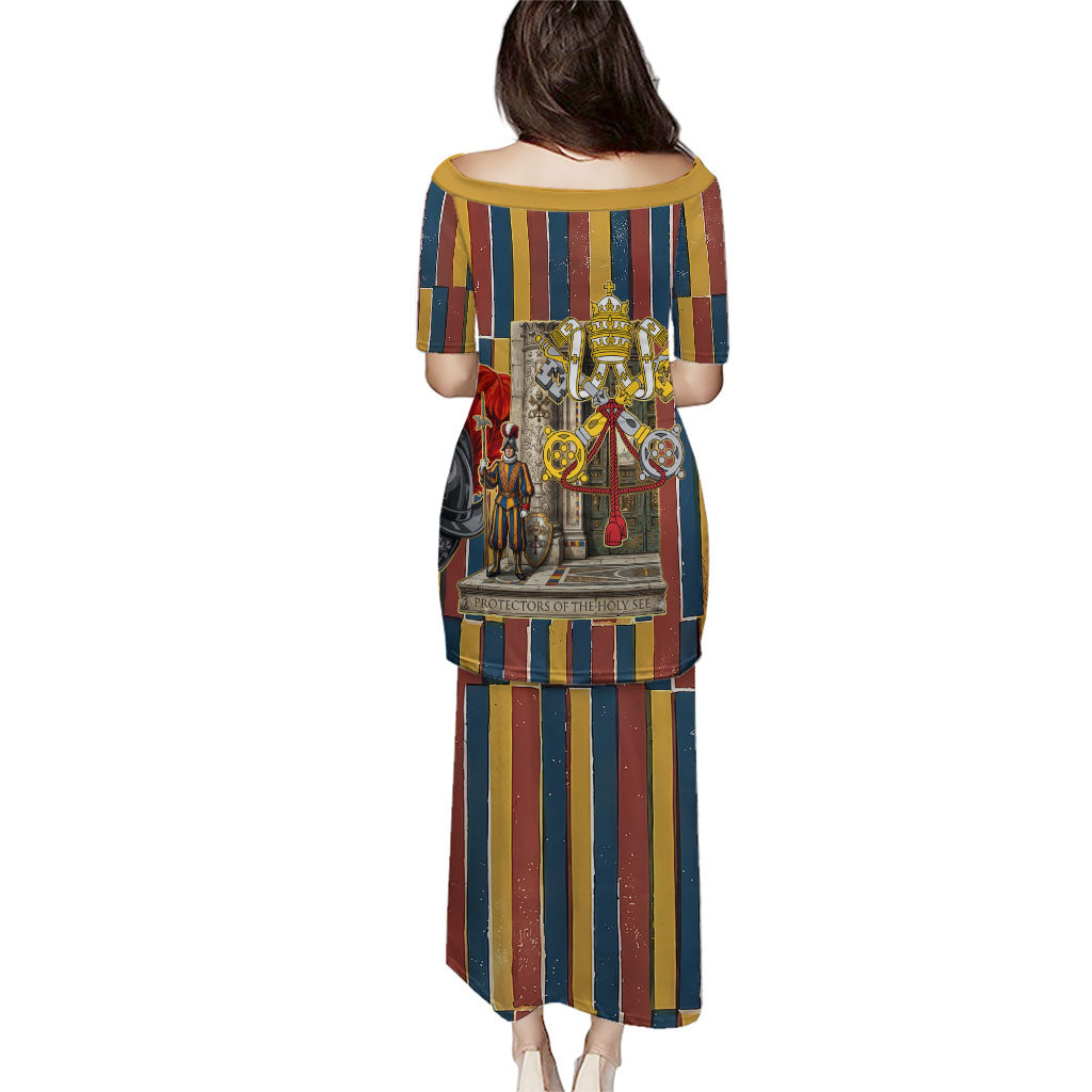 Vatican City Swiss Guard Protectors Of The Holy See Puletasi Renaissance Uniform Stripes Catholic Military History