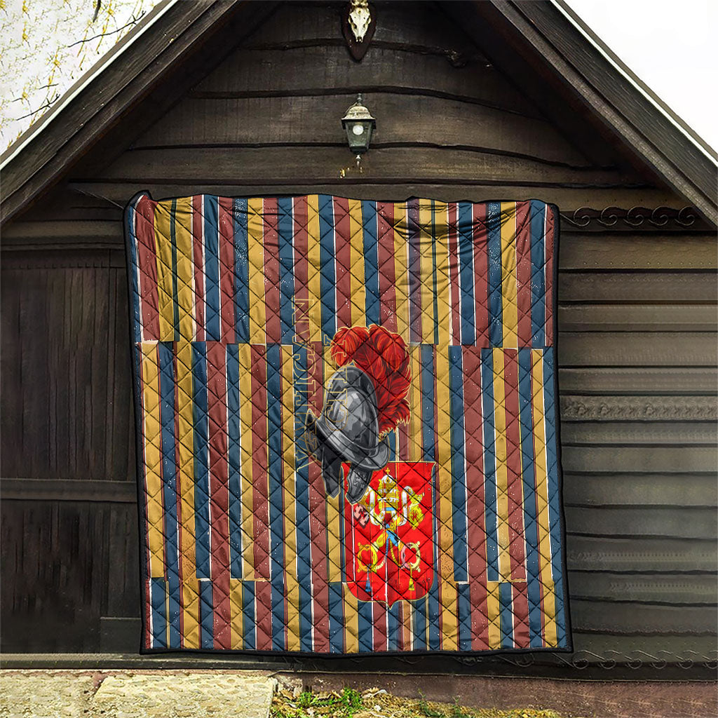 Vatican City Swiss Guard Protectors Of The Holy See Quilt Renaissance Uniform Stripes Catholic Military History