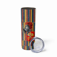 Vatican City Swiss Guard Protectors Of The Holy See Skinny Tumbler Renaissance Uniform Stripes Catholic Military History