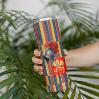 Vatican City Swiss Guard Protectors Of The Holy See Skinny Tumbler Renaissance Uniform Stripes Catholic Military History