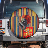 Vatican City Swiss Guard Protectors Of The Holy See Spare Tire Cover Renaissance Uniform Stripes Catholic Military History