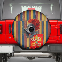Vatican City Swiss Guard Protectors Of The Holy See Spare Tire Cover Renaissance Uniform Stripes Catholic Military History