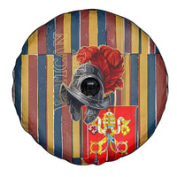 Vatican City Swiss Guard Protectors Of The Holy See Spare Tire Cover Renaissance Uniform Stripes Catholic Military History