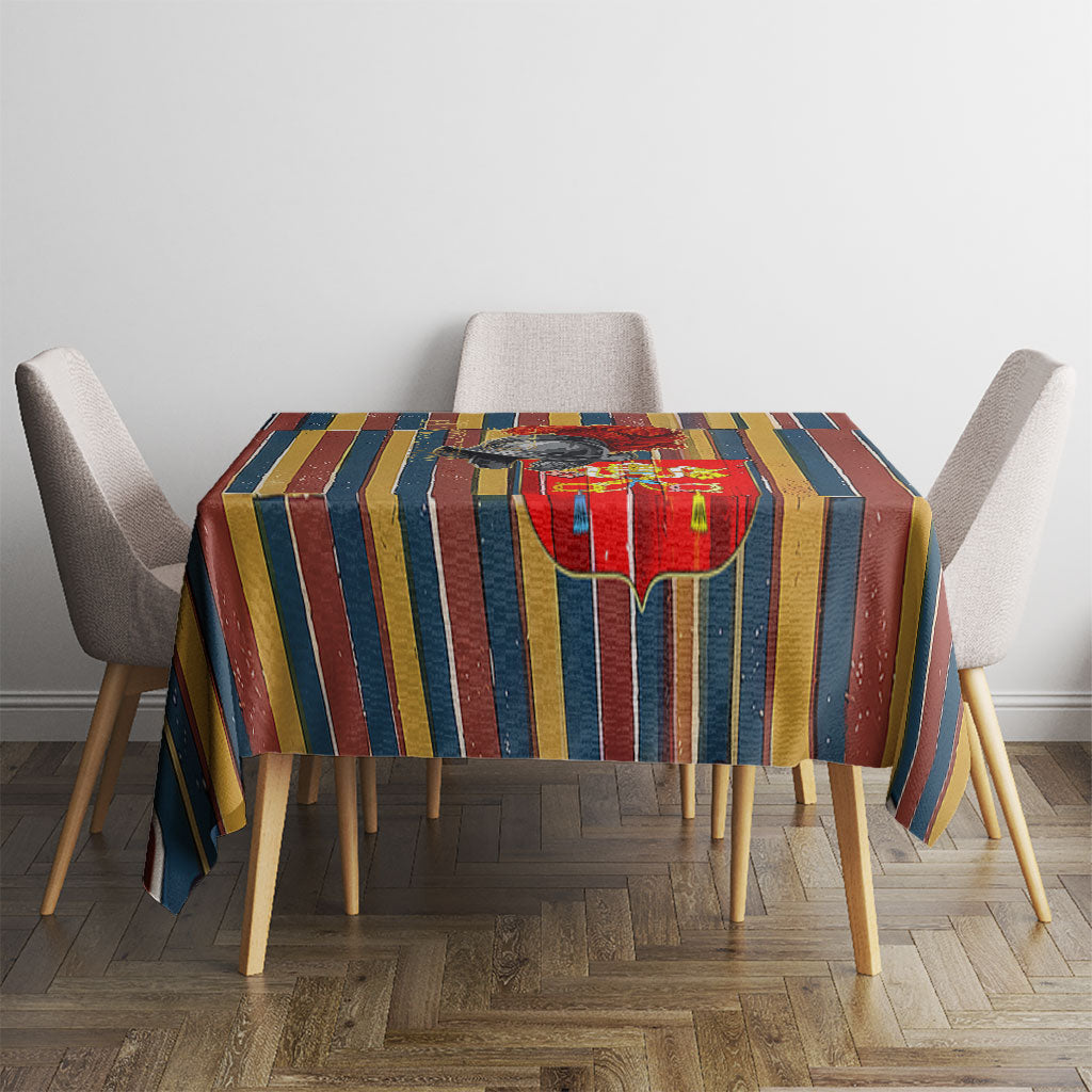 Vatican City Swiss Guard Protectors Of The Holy See Tablecloth Renaissance Uniform Stripes Catholic Military History