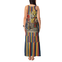 Vatican City Swiss Guard Protectors Of The Holy See Tank Maxi Dress Renaissance Uniform Stripes Catholic Military History