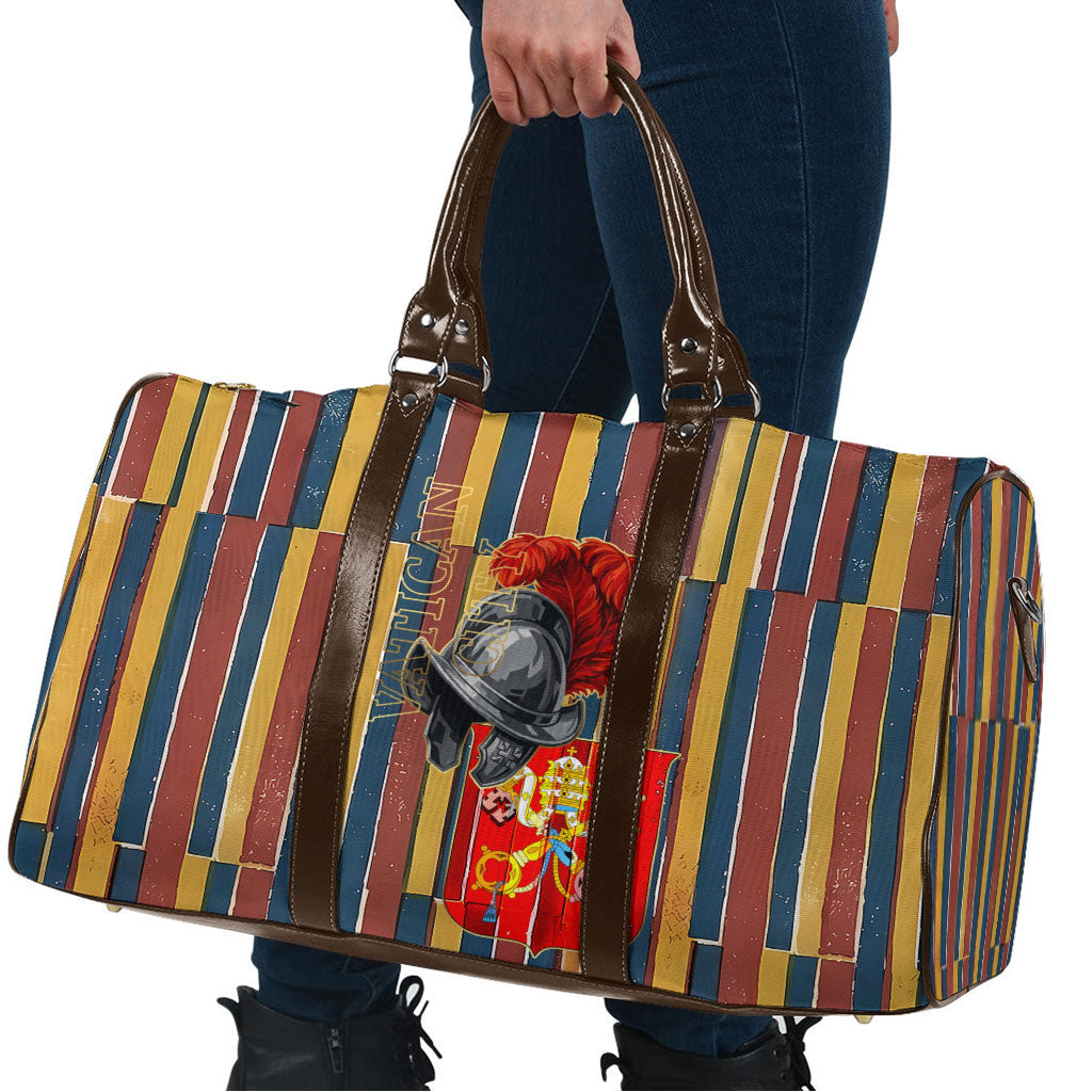 Vatican City Swiss Guard Protectors Of The Holy See Travel Bag Renaissance Uniform Stripes Catholic Military History