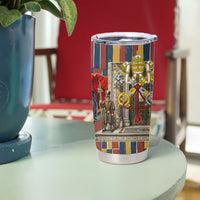 Vatican City Swiss Guard Protectors Of The Holy See Tumbler Cup Renaissance Uniform Stripes Catholic Military History