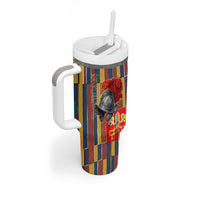 Vatican City Swiss Guard Protectors Of The Holy See Tumbler With Handle Renaissance Uniform Stripes Catholic Military History