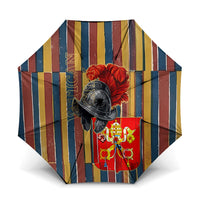 Vatican City Swiss Guard Protectors Of The Holy See Umbrella Renaissance Uniform Stripes Catholic Military History