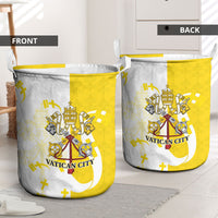 Coat Of Arms Flag of Vatican City Laundry Basket Catholic Cross Heritage Symbol