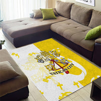 Coat Of Arms Flag of Vatican City Area Rug Catholic Cross Heritage Symbol
