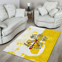 Coat Of Arms Flag of Vatican City Area Rug Catholic Cross Heritage Symbol