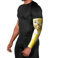 Coat Of Arms Flag of Vatican City Arm Sleeves Catholic Cross Heritage Symbol