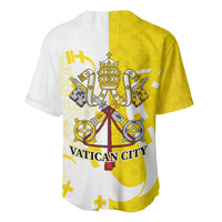 Coat Of Arms Flag of Vatican City Baseball Jersey Catholic Cross Heritage Symbol