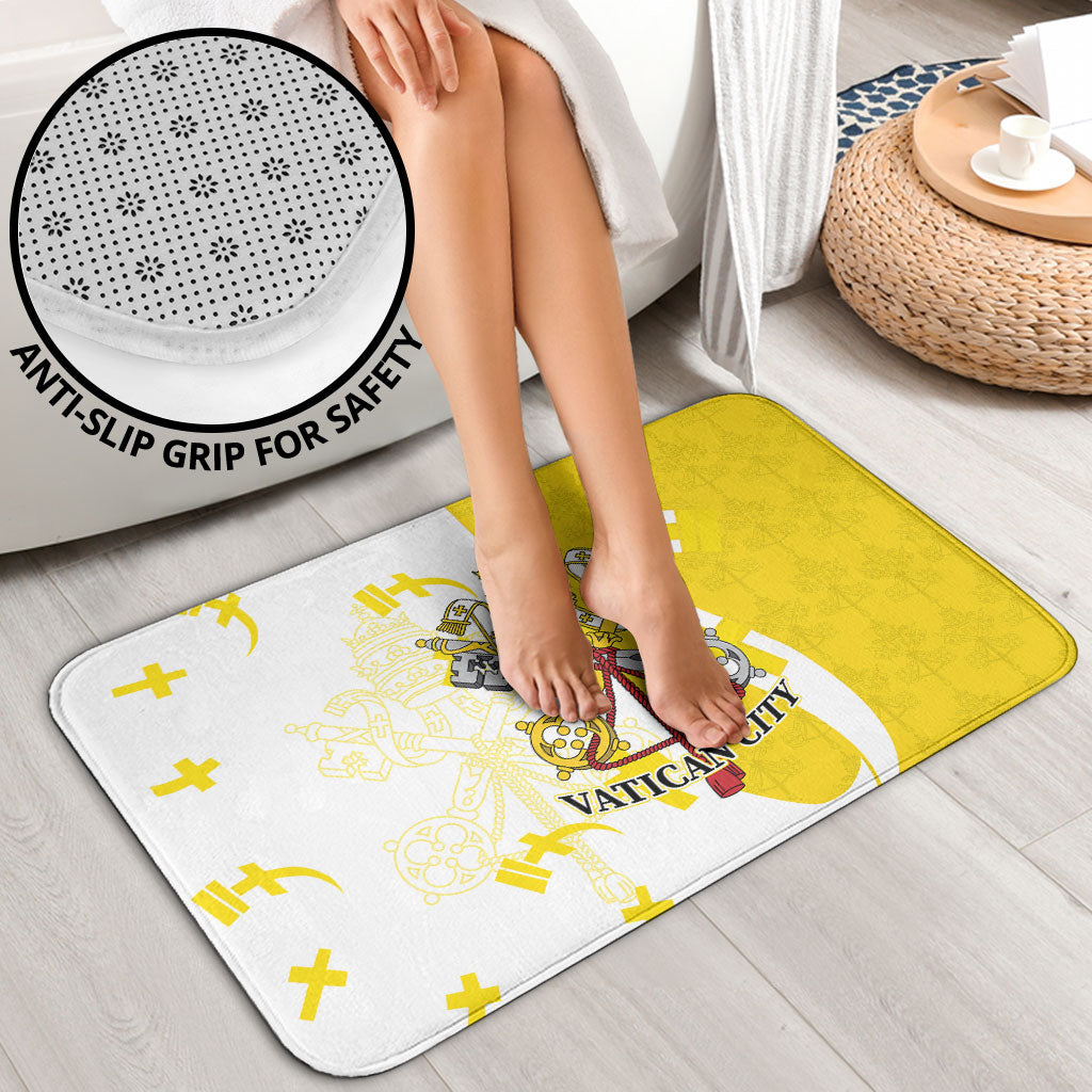 Coat Of Arms Flag of Vatican City Bathroom Set Catholic Cross Heritage Symbol