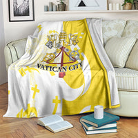 Coat Of Arms Flag of Vatican City Blanket Catholic Cross Heritage Symbol