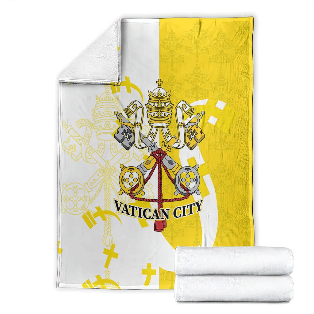 Coat Of Arms Flag of Vatican City Blanket Catholic Cross Heritage Symbol