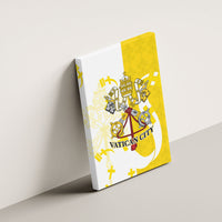 Coat Of Arms Flag of Vatican City Canvas Wall Art Catholic Cross Heritage Symbol