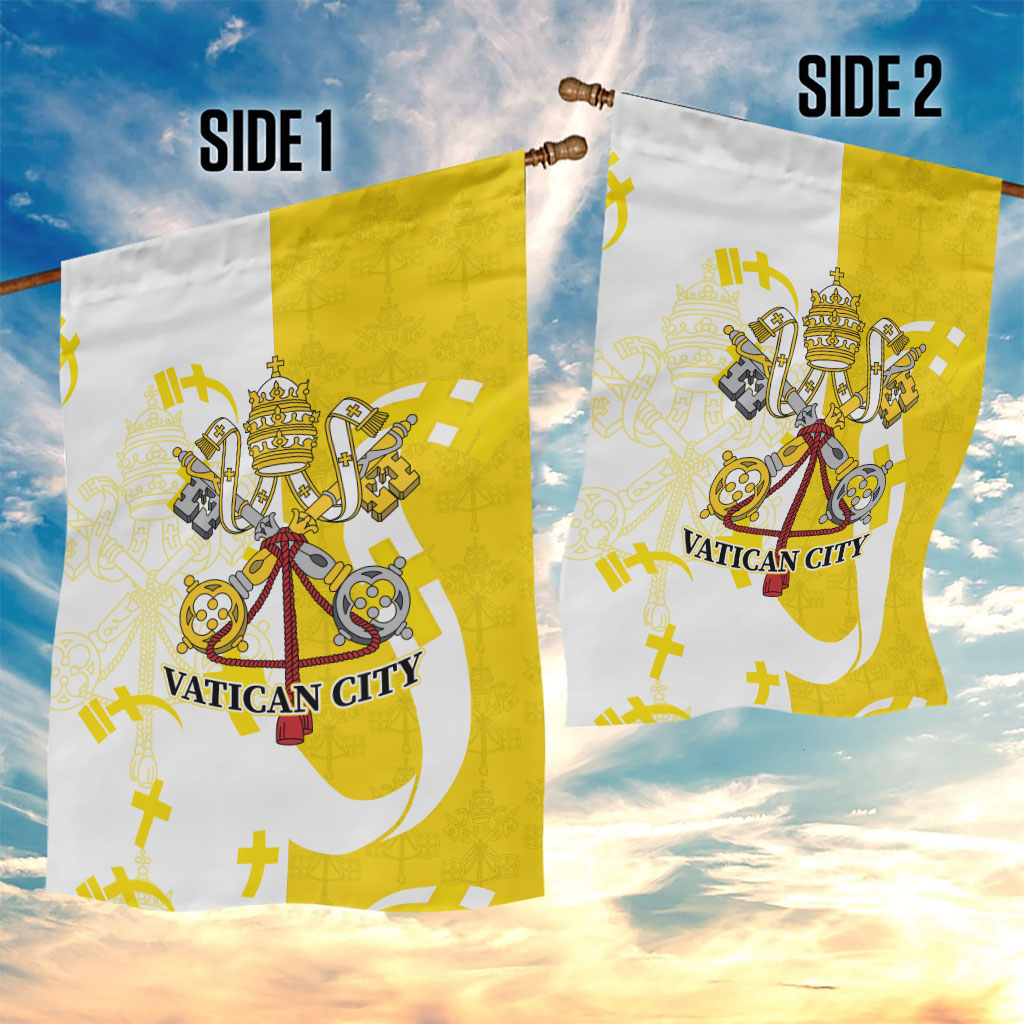 Coat Of Arms Flag of Vatican City Garden Flag Catholic Cross Heritage Symbol