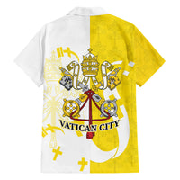 Coat Of Arms Flag of Vatican City Hawaiian Shirt Catholic Cross Heritage Symbol