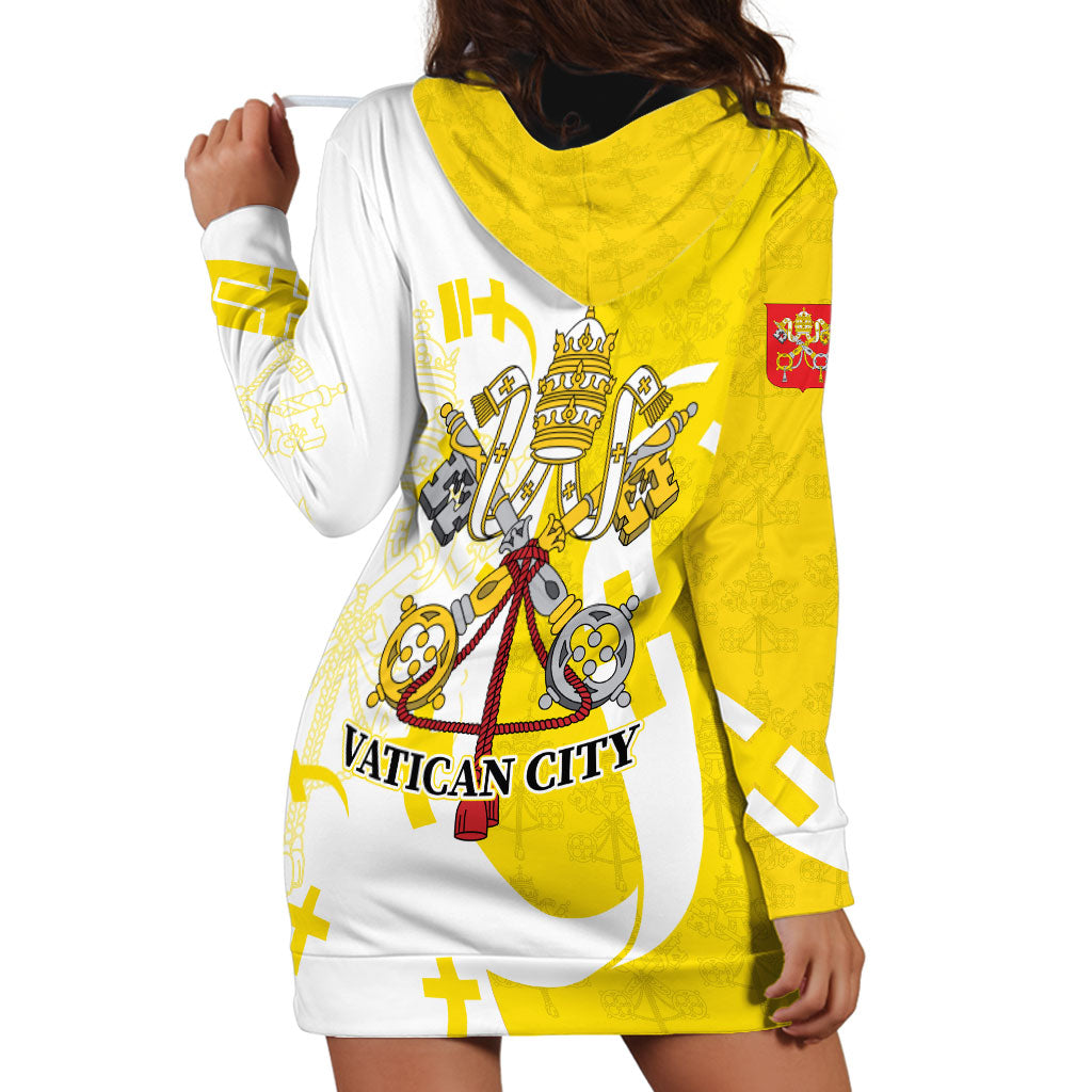 Coat Of Arms Flag of Vatican City Hoodie Dress Catholic Cross Heritage Symbol