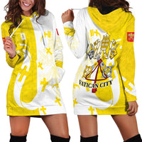 Coat Of Arms Flag of Vatican City Hoodie Dress Catholic Cross Heritage Symbol