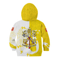 Coat Of Arms Flag of Vatican City Kid Hoodie Catholic Cross Heritage Symbol