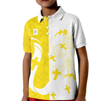 Coat Of Arms Flag of Vatican City Kid Polo Shirt Catholic Cross Heritage Symbol