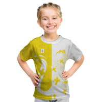 Coat Of Arms Flag of Vatican City Kid T Shirt Catholic Cross Heritage Symbol