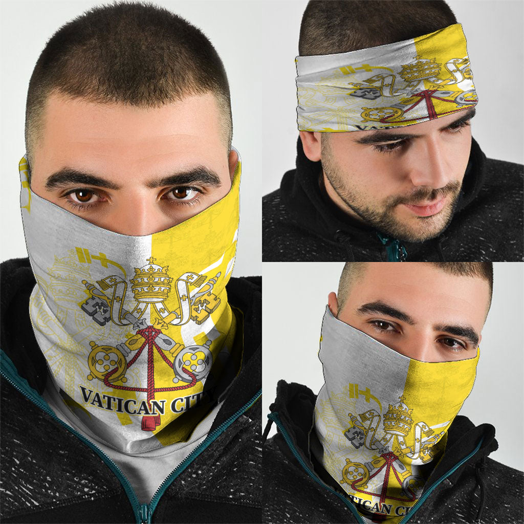 Coat Of Arms Flag of Vatican City Neck Gaiter Catholic Cross Heritage Symbol