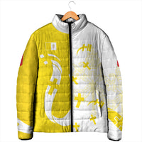 Coat Of Arms Flag of Vatican City Padded Jacket Catholic Cross Heritage Symbol