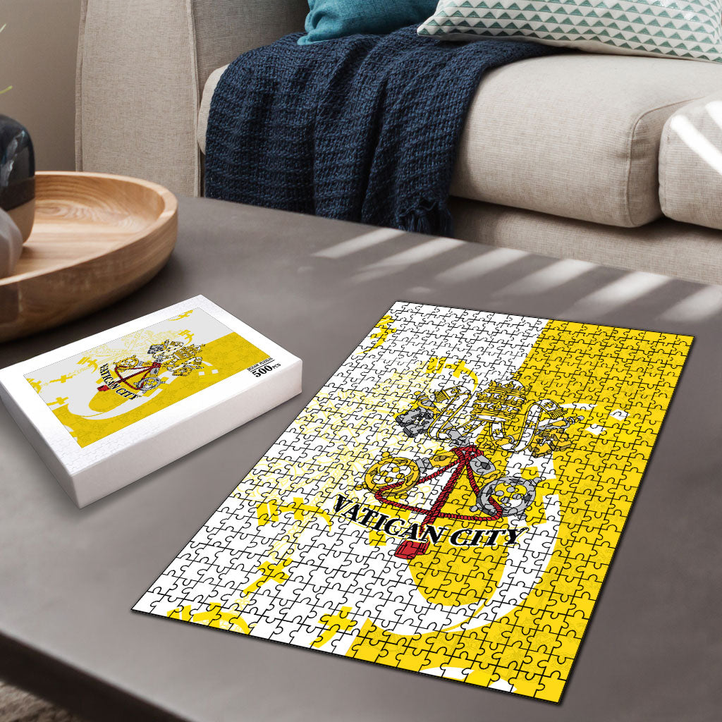 Coat Of Arms Flag of Vatican City Puzzle Catholic Cross Heritage Symbol