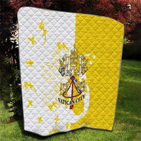 Coat Of Arms Flag of Vatican City Quilt Catholic Cross Heritage Symbol