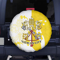 Coat Of Arms Flag of Vatican City Spare Tire Cover Catholic Cross Heritage Symbol