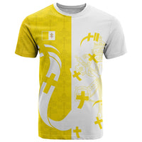 Coat Of Arms Flag of Vatican City T Shirt Catholic Cross Heritage Symbol