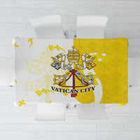 Coat Of Arms Flag of Vatican City Tablecloth Catholic Cross Heritage Symbol