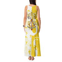 Coat Of Arms Flag of Vatican City Tank Maxi Dress Catholic Cross Heritage Symbol