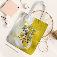 Coat Of Arms Flag of Vatican City Tote Bag Catholic Cross Heritage Symbol