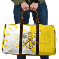 Coat Of Arms Flag of Vatican City Travel Bag Catholic Cross Heritage Symbol