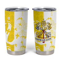 Coat Of Arms Flag of Vatican City Tumbler Cup Catholic Cross Heritage Symbol