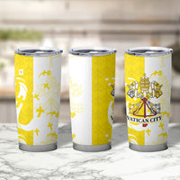 Coat Of Arms Flag of Vatican City Tumbler Cup Catholic Cross Heritage Symbol