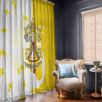 Coat Of Arms Flag of Vatican City Window Curtain Catholic Cross Heritage Symbol