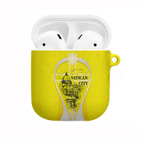 Saint Peters Basilica Vatican City AirPods Case Basilica Dome Catholic Cross Religious - Coat Of Arms Sketch Art