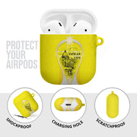 Saint Peters Basilica Vatican City AirPods Case Basilica Dome Catholic Cross Religious - Coat Of Arms Sketch Art