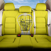 Saint Peters Basilica Vatican City Back Car Seat Cover Basilica Dome Catholic Cross Religious - Coat Of Arms Sketch Art
