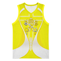 Saint Peters Basilica Vatican City Basketball Jersey Basilica Dome Catholic Cross Religious - Coat Of Arms Sketch Art