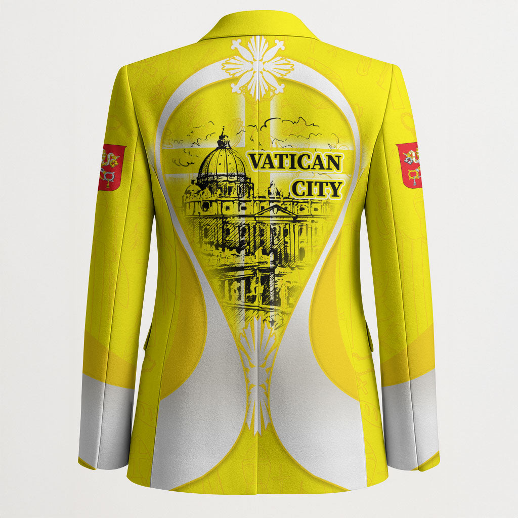 Saint Peters Basilica Vatican City Blazer Basilica Dome Catholic Cross Religious - Coat Of Arms Sketch Art