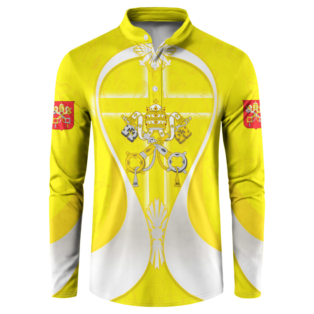 Saint Peters Basilica Vatican City Button Sweatshirt Basilica Dome Catholic Cross Religious - Coat Of Arms Sketch Art