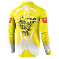 Saint Peters Basilica Vatican City Button Sweatshirt Basilica Dome Catholic Cross Religious - Coat Of Arms Sketch Art